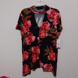 Floral Shirt 26"-28" Ptp